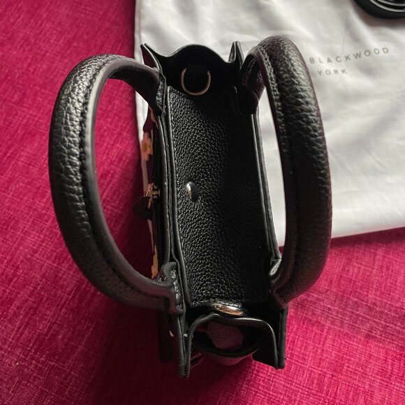 Brandon Blackwood Kuei Bag – Black Leather Daisy Appliqué - Picture 5 of 5